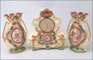 Picture of A painted porcelain garniture (lot 37)