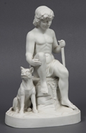 Picture of Continental Parian Figure of Daphnis