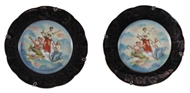 Picture of A pair of Vienna-style  cabinet plates
