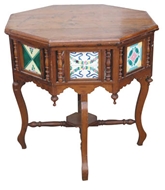 Picture of A Colonial Octagonal Teakwood Table