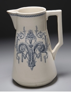 Picture of A French blue and white jug