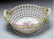 Picture of A Continental / K.P.M Porcelain sweet-meat basket