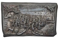 Picture of An exceptionally rare Indian silver rectangular  plaque