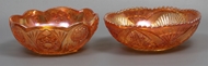 Picture of Two Carnival glass bowls