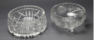 Picture of Two heavy cut glass bowls