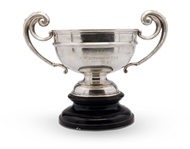 Picture of A silver twin handled trophy bowl