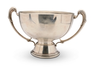 Picture of A silver twin handled trophy cup