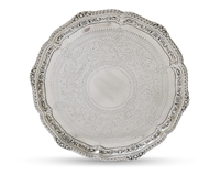 Picture of A late Victorian silver salver