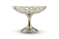 Picture of A tazza with pierced sides over a tapering stepped support