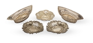 Picture of A set of five sweet or bon bon dishes