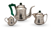 Picture of An Indian silver tea set