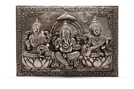 Picture of An exceptionally rare Indian silver rectangular plaque