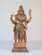 Picture of GODDESS LAKSHMI / Sculpture in Wood