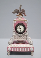 Picture of A EUROPEAN (PROBABLY AUSTRIAN) MANTEL TIMEPIECE
