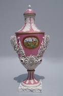 Picture of A EUROPEAN (PROBABLY AUSTRIAN) LIDDED URN