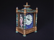 Picture of A FRENCH ORMULU MANTEL CLOCK