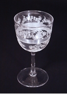 Picture of AN ASSORTED GROUP OF BOHEMIAN CUT AND ETCHED GLASSES