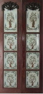 Picture of A PAIR OF REVERSE GLASS DOOR PANELS