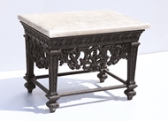 Picture of A ROSEWOOD VICTORIAN-PATTERN CENTRE TABLE