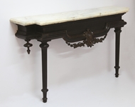 Picture of A PAIR OF MAHOGANY CONSOLE TABLES