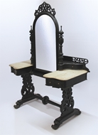 Picture of A MAHOGANY DRESSING TABLE