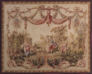Picture of A BEAUTIFUL BELGIAN DESIGN TAPESTRY