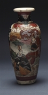 Picture of A LATE 19TH CENTURY JAPANESE SATSUMA EARTHENWARE VASE