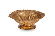 Picture of A MAGNIFICENT GOLD GILDED SILVER FRUIT TAZZA