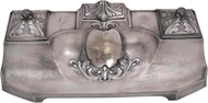 Picture of A FINE HALLMARKED SILVER INKSTAND