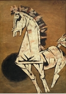 M F Husain Horse