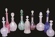 Picture of Group of cut glass decanters (lot 26)