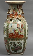 Picture of Cantonese Famille Verte vase