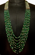 Picture of EMERALD SEVEN-LINE KANTHA/NECKLACE